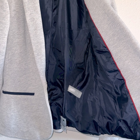 Size 8  Blazer/Jacket  Grey & Navy Lining  Tommy Hilfiger - Picture 8 of 9